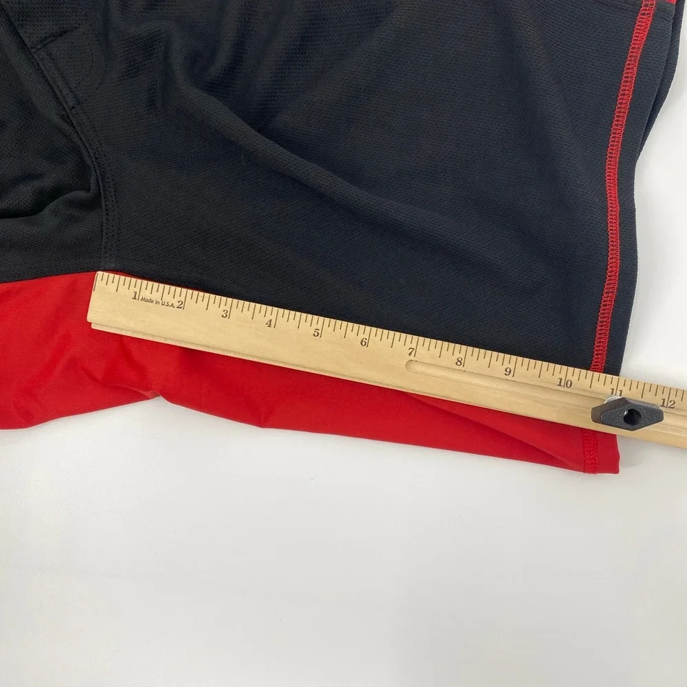 Combat Sports International MMA Fight Shorts Mens 36 Black Red Athletic UFC BJJ